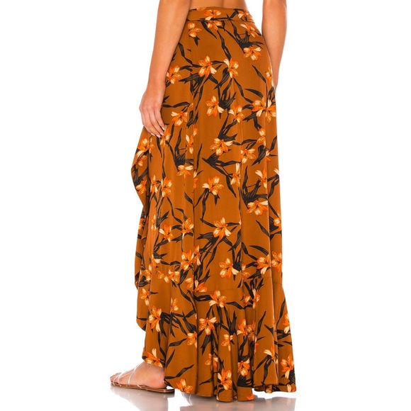 Anthropologie L Space Desiree Wrap Maxi Skirt - Picture 7 of 10